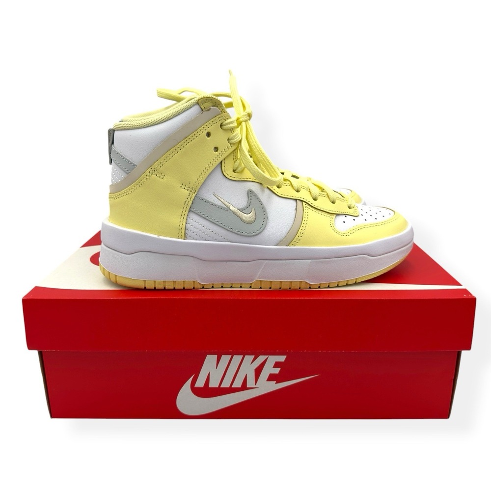 Nike Dunk High Up Citron Tint Yellow White Photon Dust DH3718-105 Women's sz 6.5